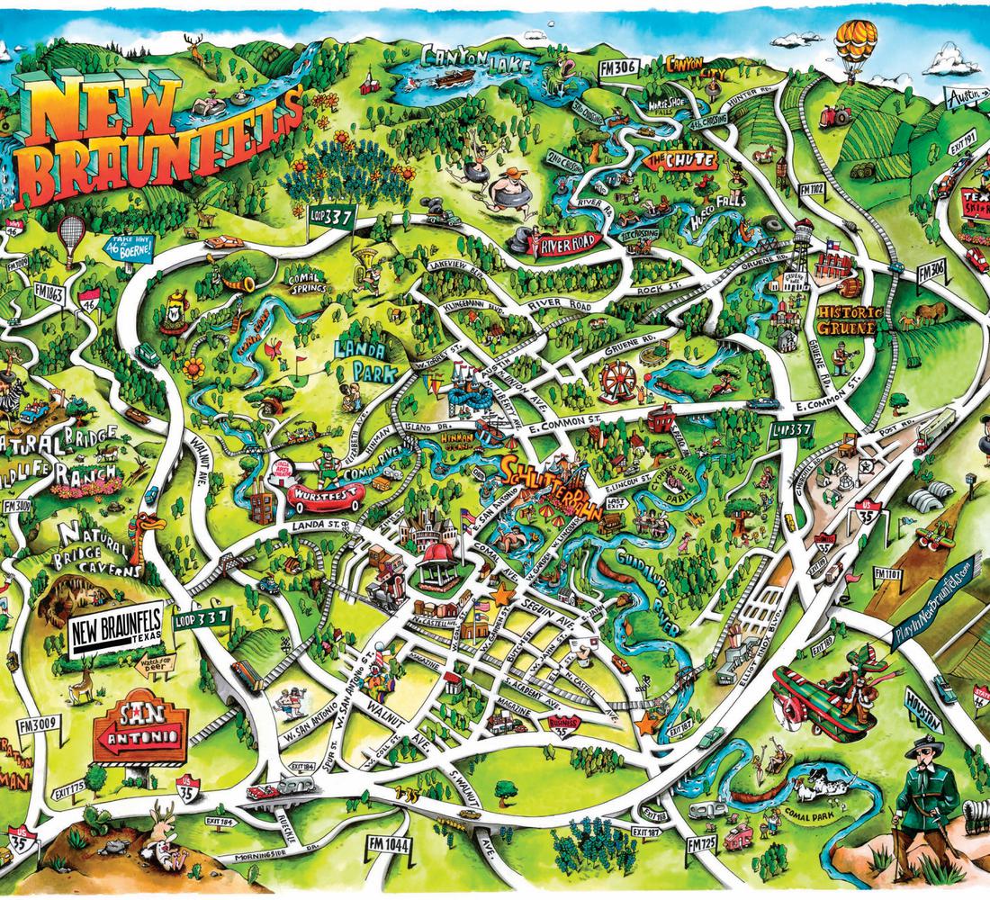 Visit NB New Braunfels Maps, New Braunfels City Map, New Braunfels…